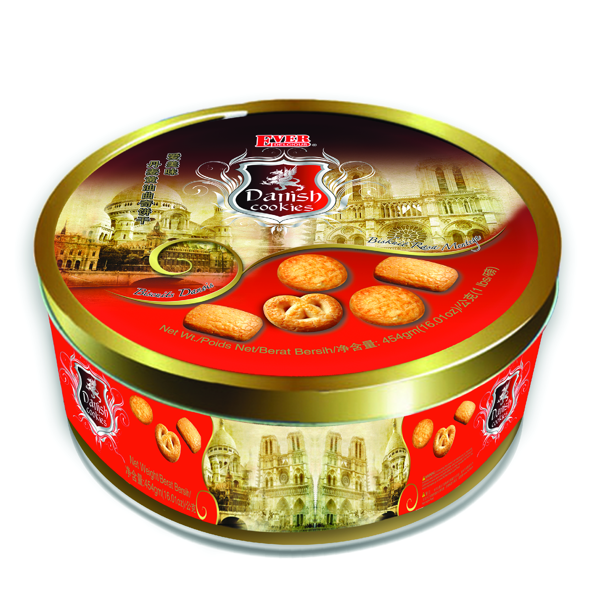 package for Danish Butter Cookies
