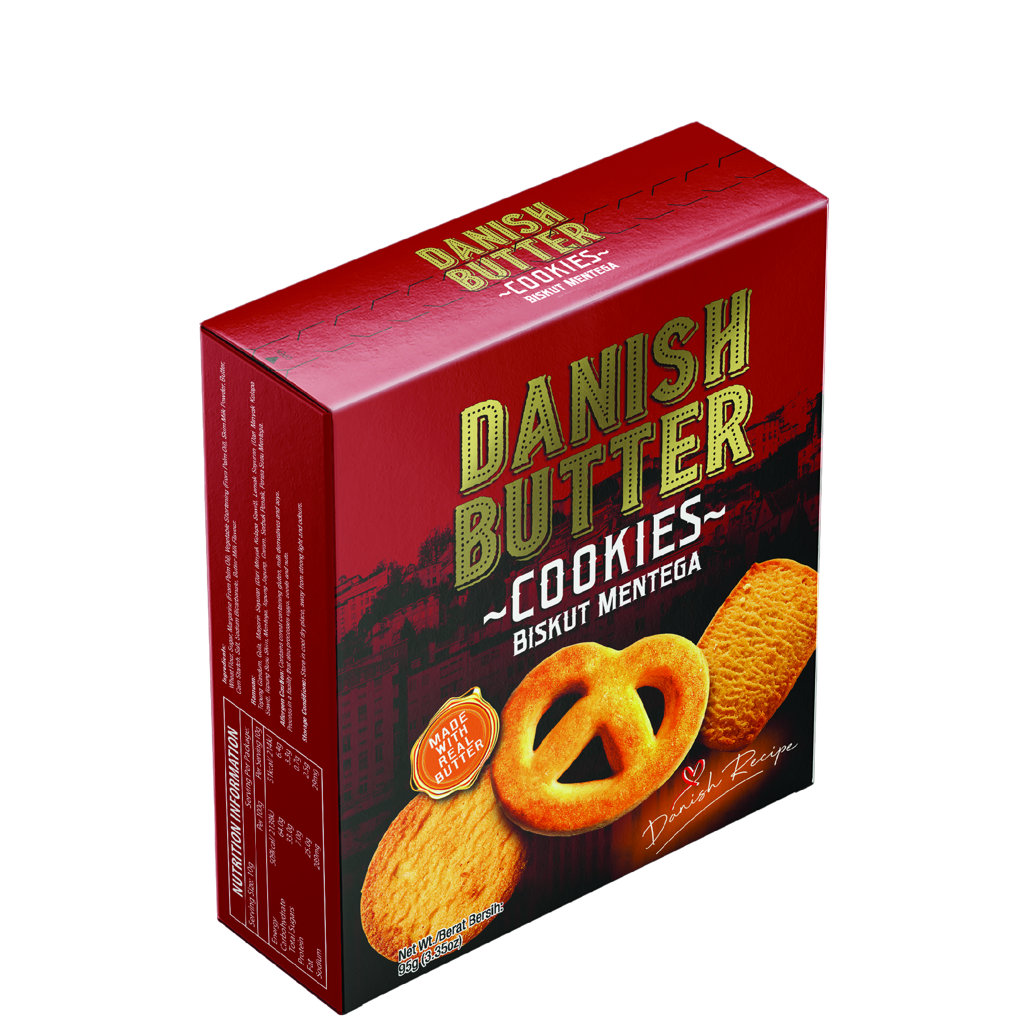 package for Danish Butter Cookies