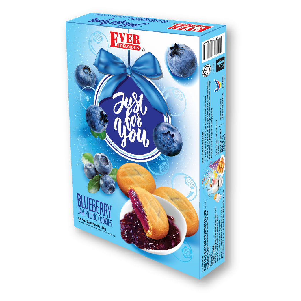 package for Blueberry Jam Filling Cookies