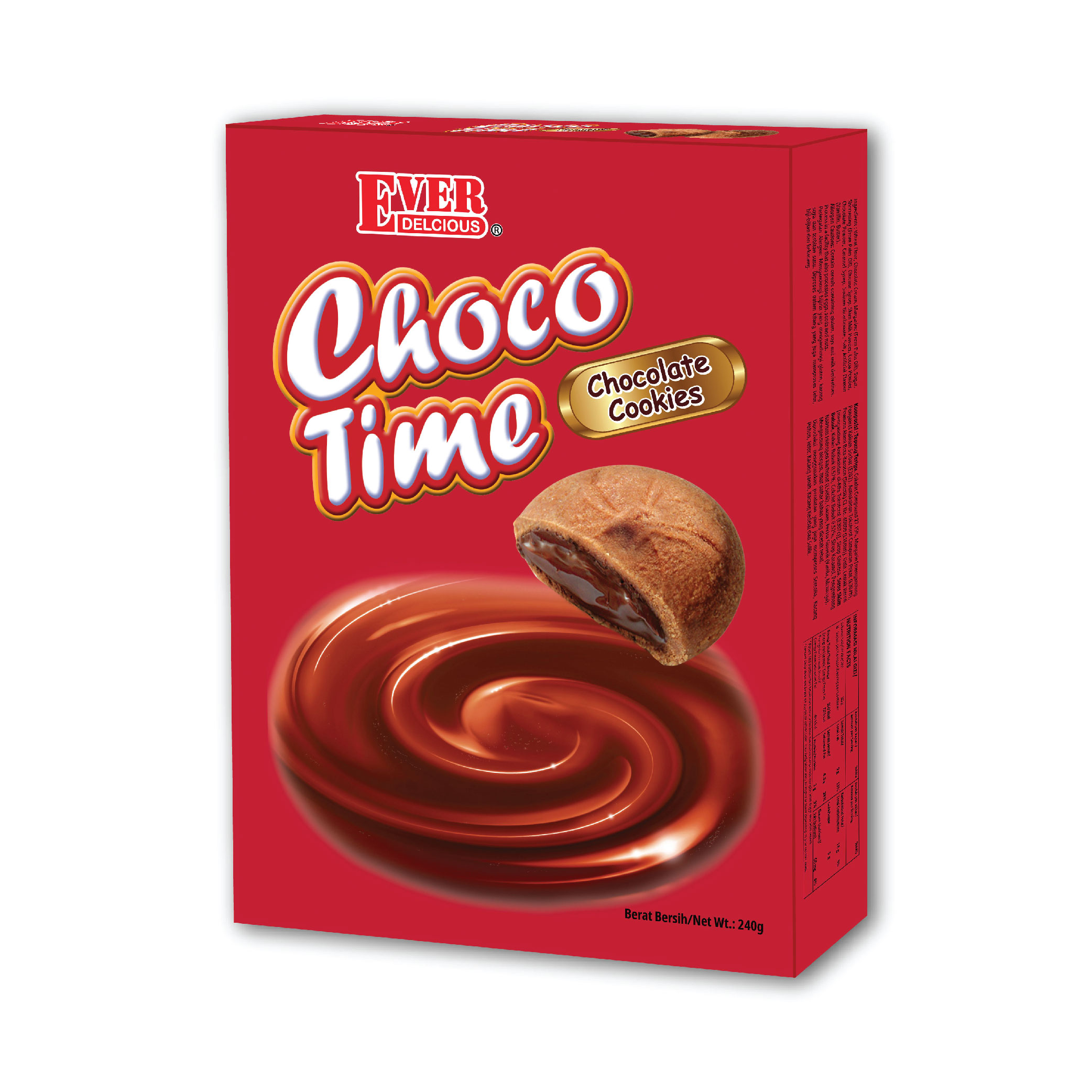 package for Chocolate Cream Cookies