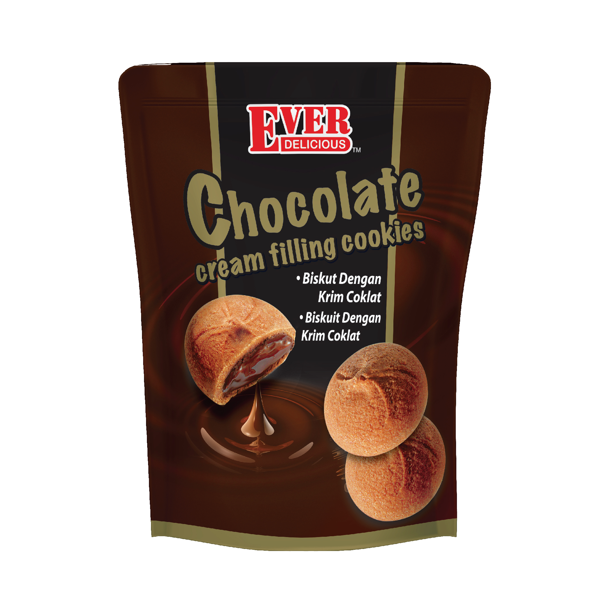 package for Chocolate Cream Cookies