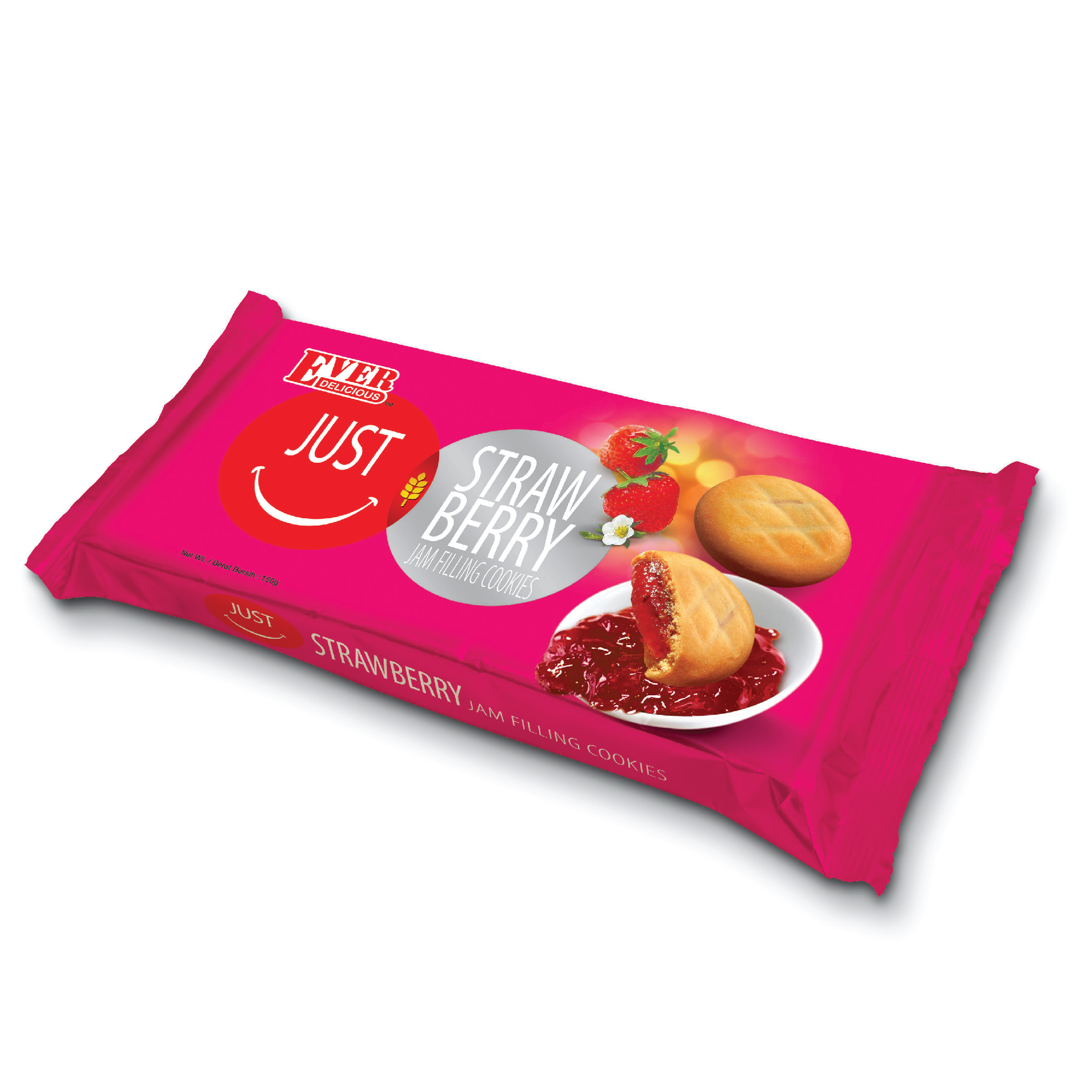 package for Strawberry Jam Filling Cookies